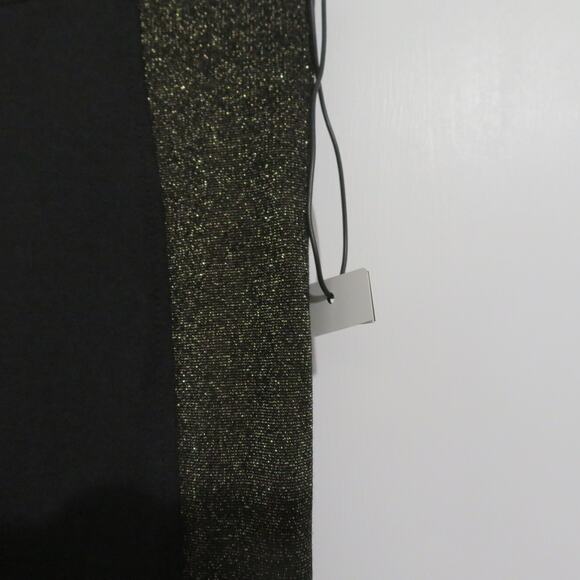 Koral Womens Size XS Black Gold Curve Mid Rise Crop Legging Stretchy Yoga Pants - Picture 4 of 9